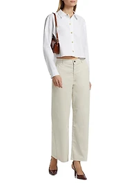 Caden Mid-Rise Wide-Leg Pants