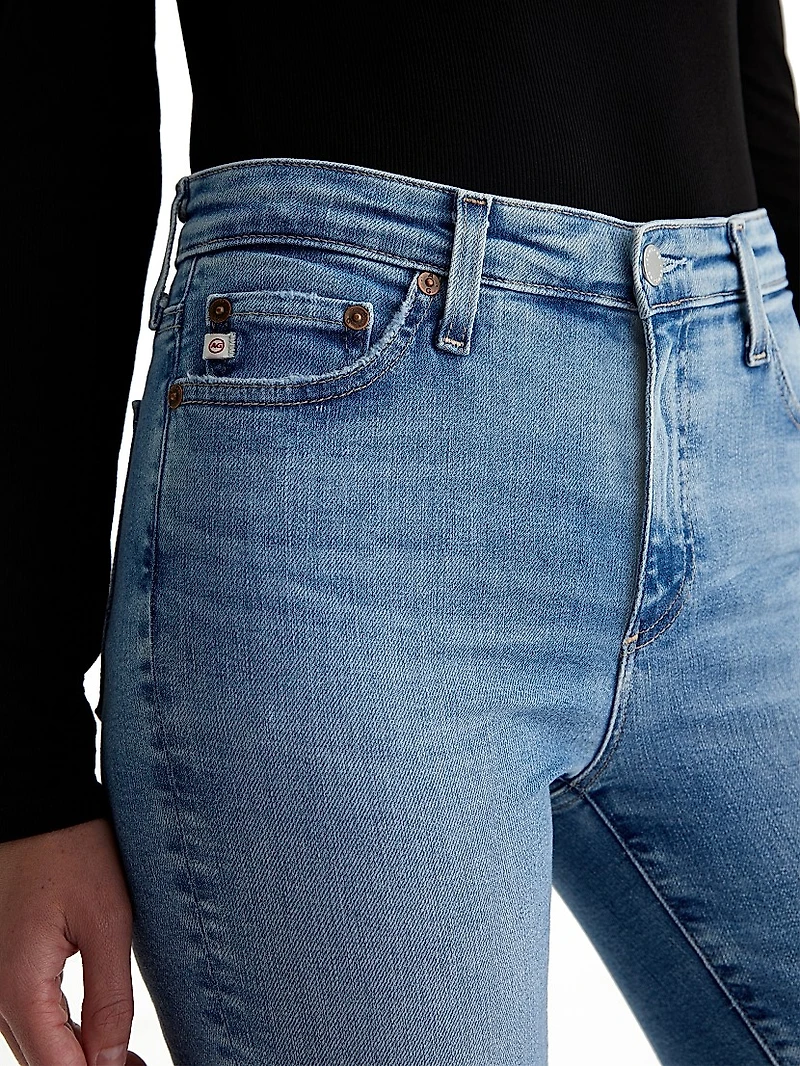 Mari Straight-Leg Crop Jeans