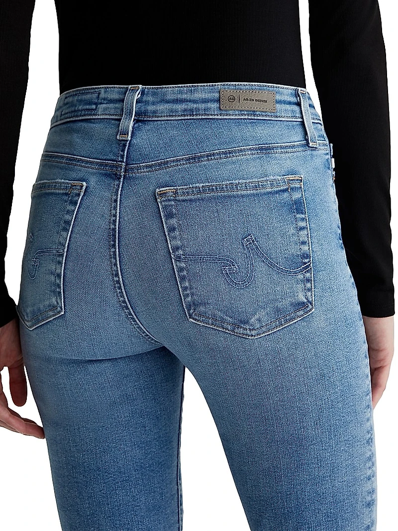 Mari Straight-Leg Crop Jeans