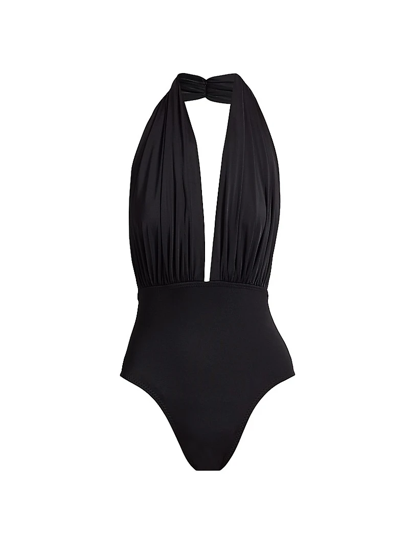 Mio Halter One-Piece Swimsuit
