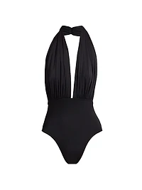 Mio Halter One-Piece Swimsuit