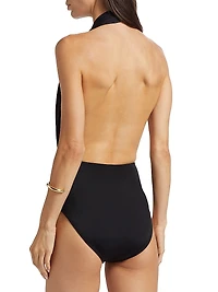 Mio Halter One-Piece Swimsuit