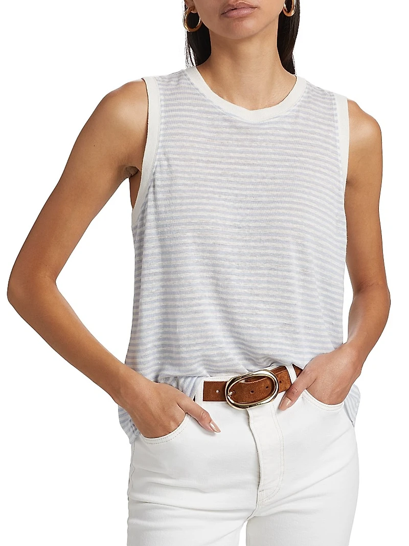 Linen Muscle T-Shirt