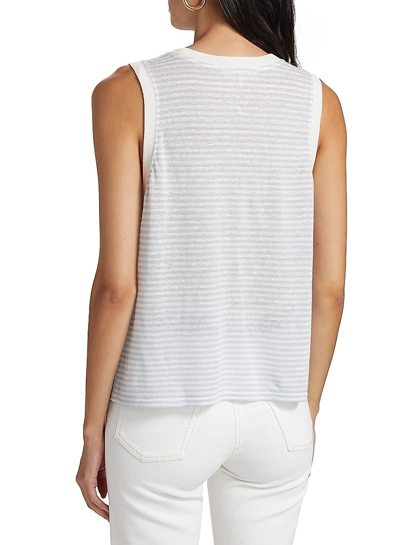 Linen Muscle T-Shirt