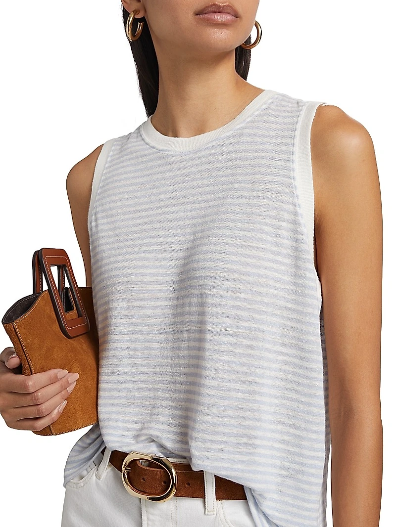 Linen Muscle T-Shirt