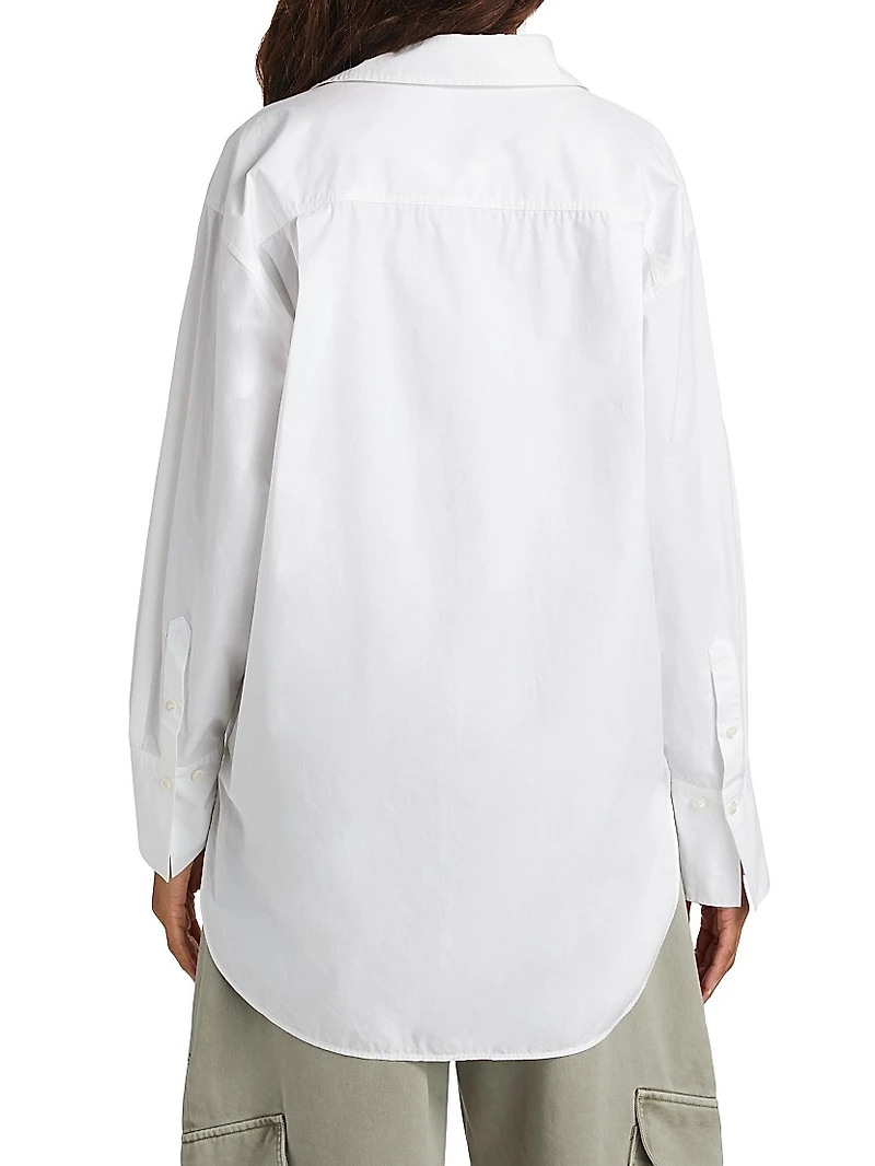 Exaggerated Cotton Oversized Shirt
