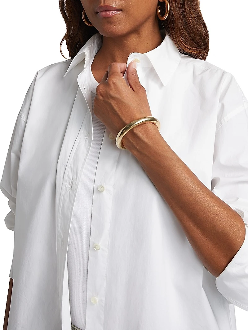 Exaggerated Cotton Oversized Shirt