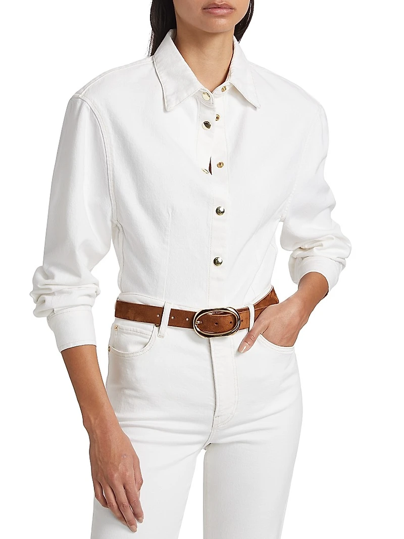 Sculpted Cotton Shirt