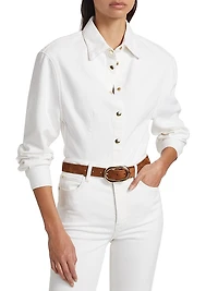 Sculpted Cotton Shirt