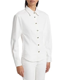 Sculpted Cotton Shirt