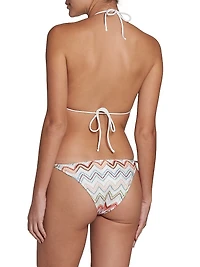 Shimmer Knit String Bikini