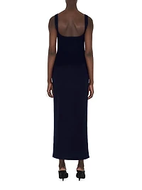 Freya Sleeveless Square-Neck Maxi Dress