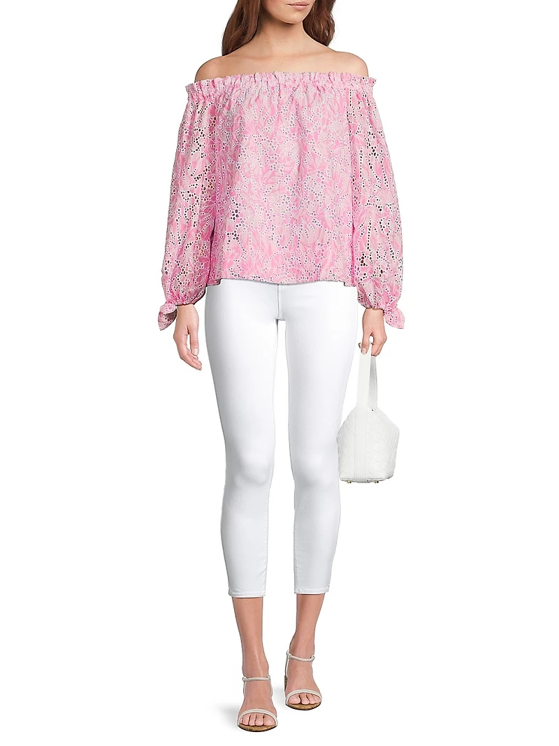 Jamielynn Off-the-Shoulder Blouse