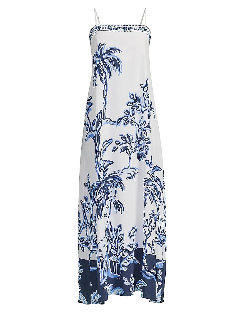 Jesslyn Silk Maxi Slip Dress