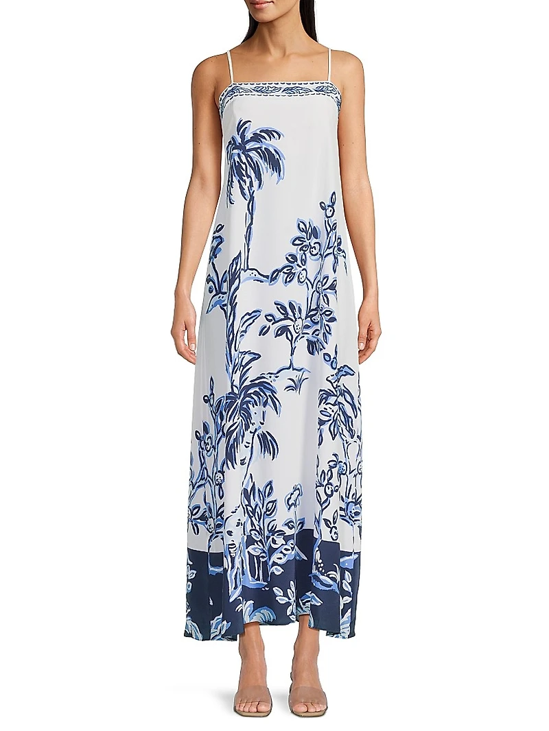 Jesslyn Silk Maxi Slip Dress