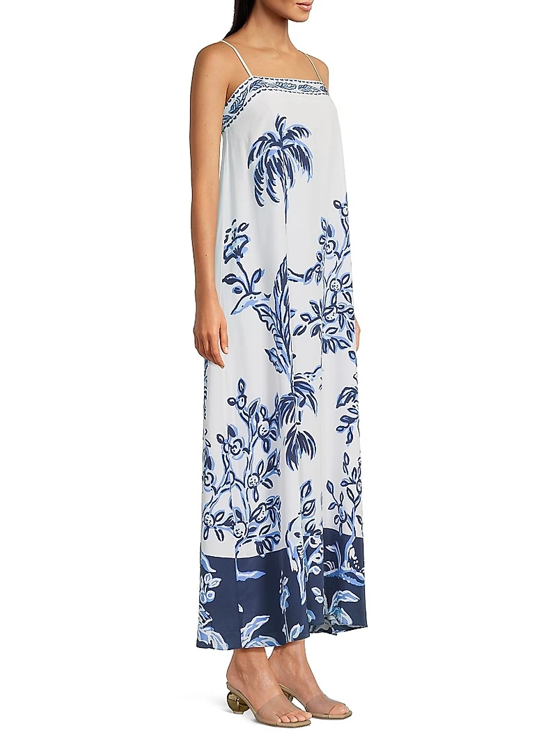Jesslyn Silk Maxi Slip Dress