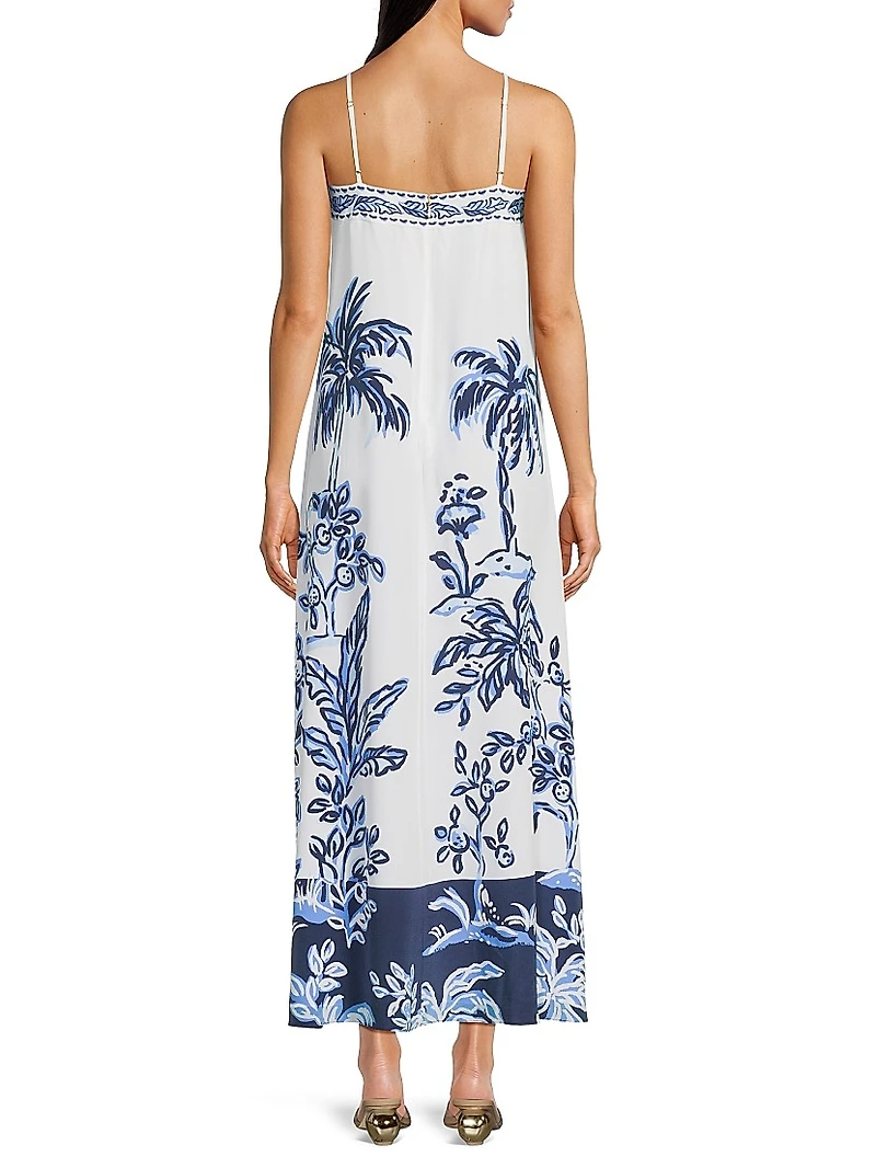 Jesslyn Silk Maxi Slip Dress