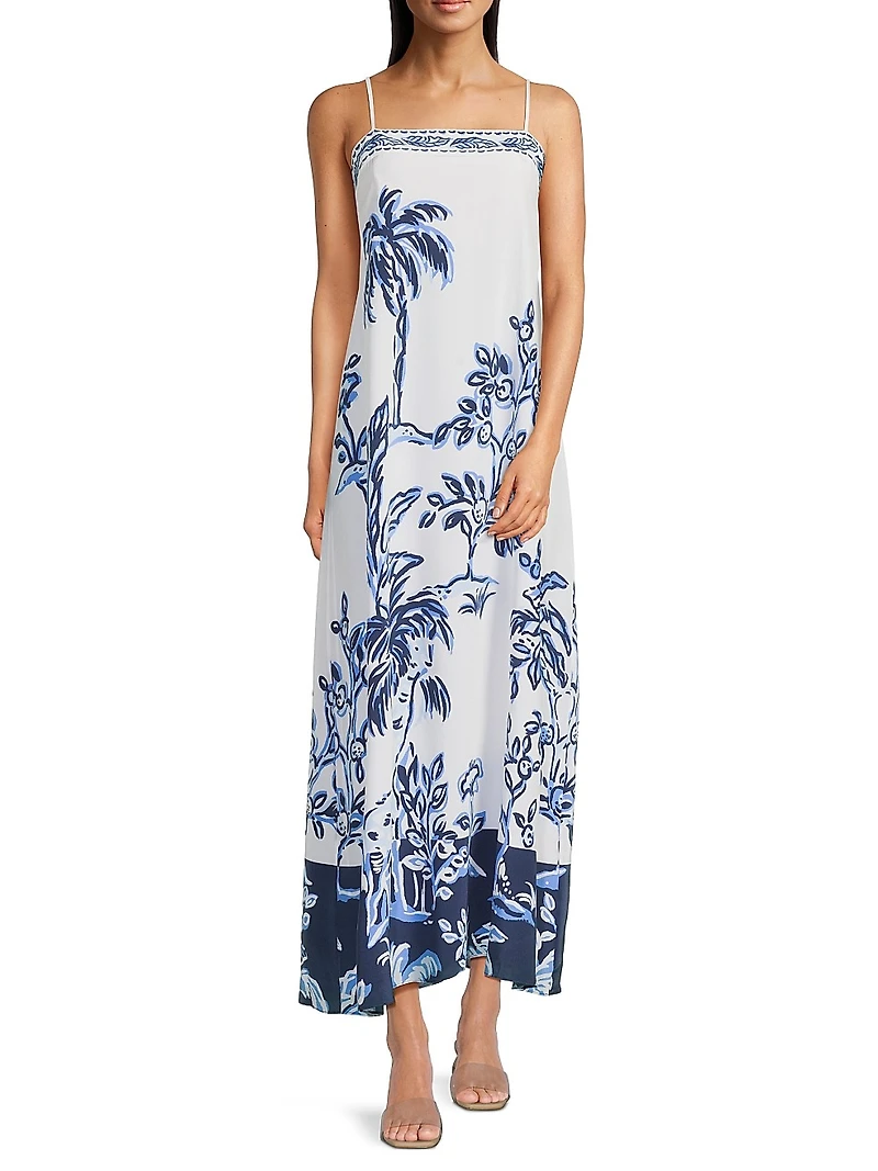 Jesslyn Silk Maxi Slip Dress