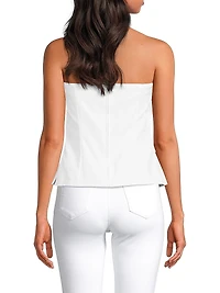 Danneel Cotton-Blend Strapless Top