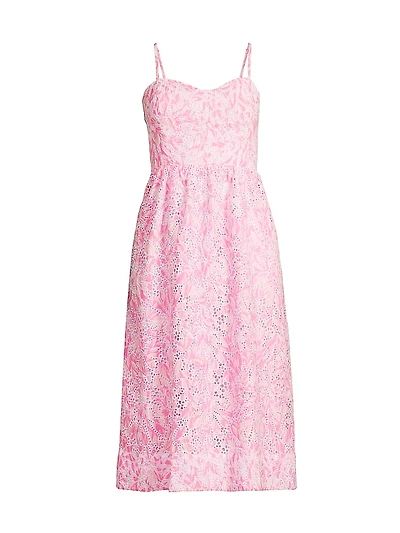 Allarie Cotton Midi-Dress