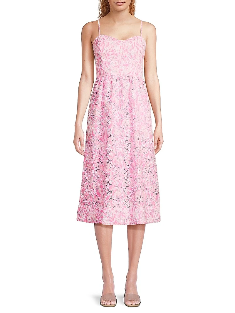 Allarie Cotton Midi-Dress