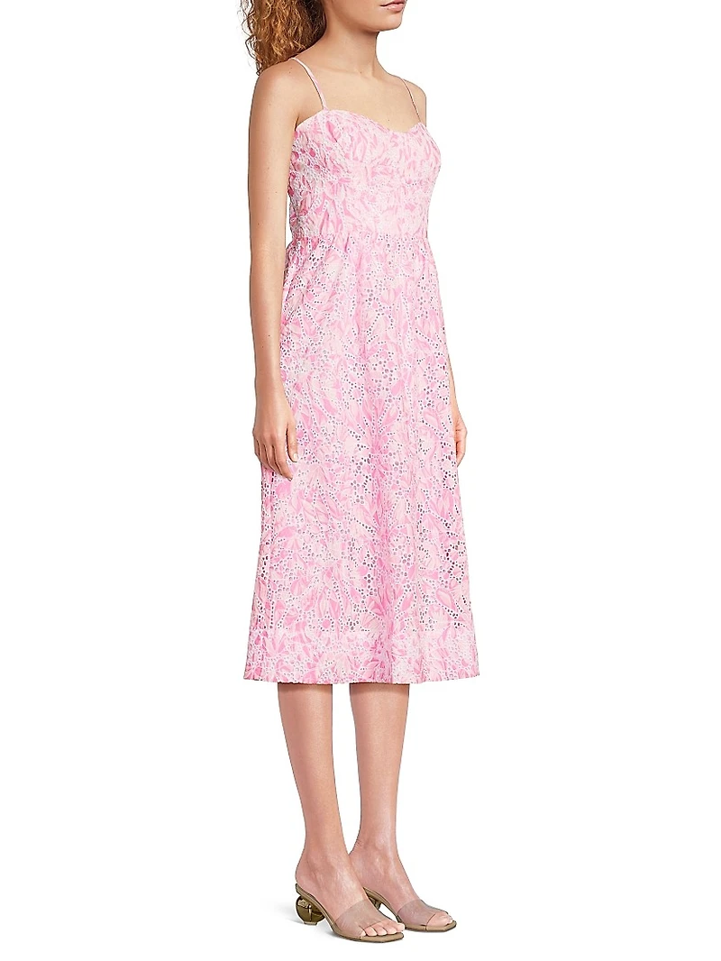 Allarie Cotton Midi-Dress