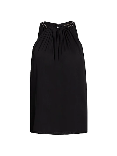 Astrid Silk Halterneck Blouse