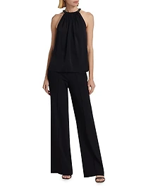 Astrid Silk Halterneck Blouse