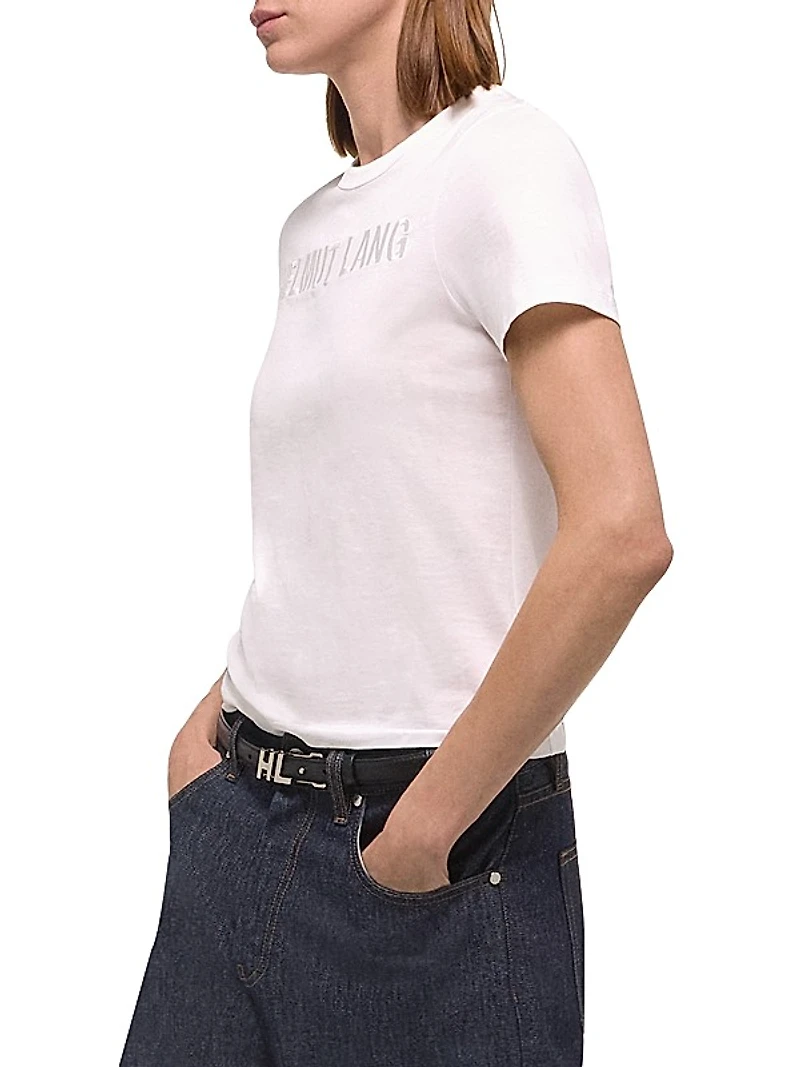 Embroidered Cotton Logo T-Shirt