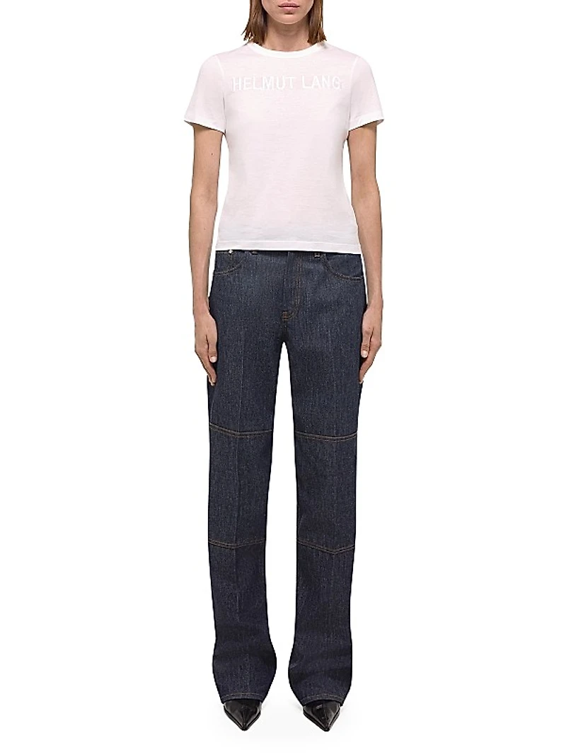 Embroidered Cotton Logo T-Shirt