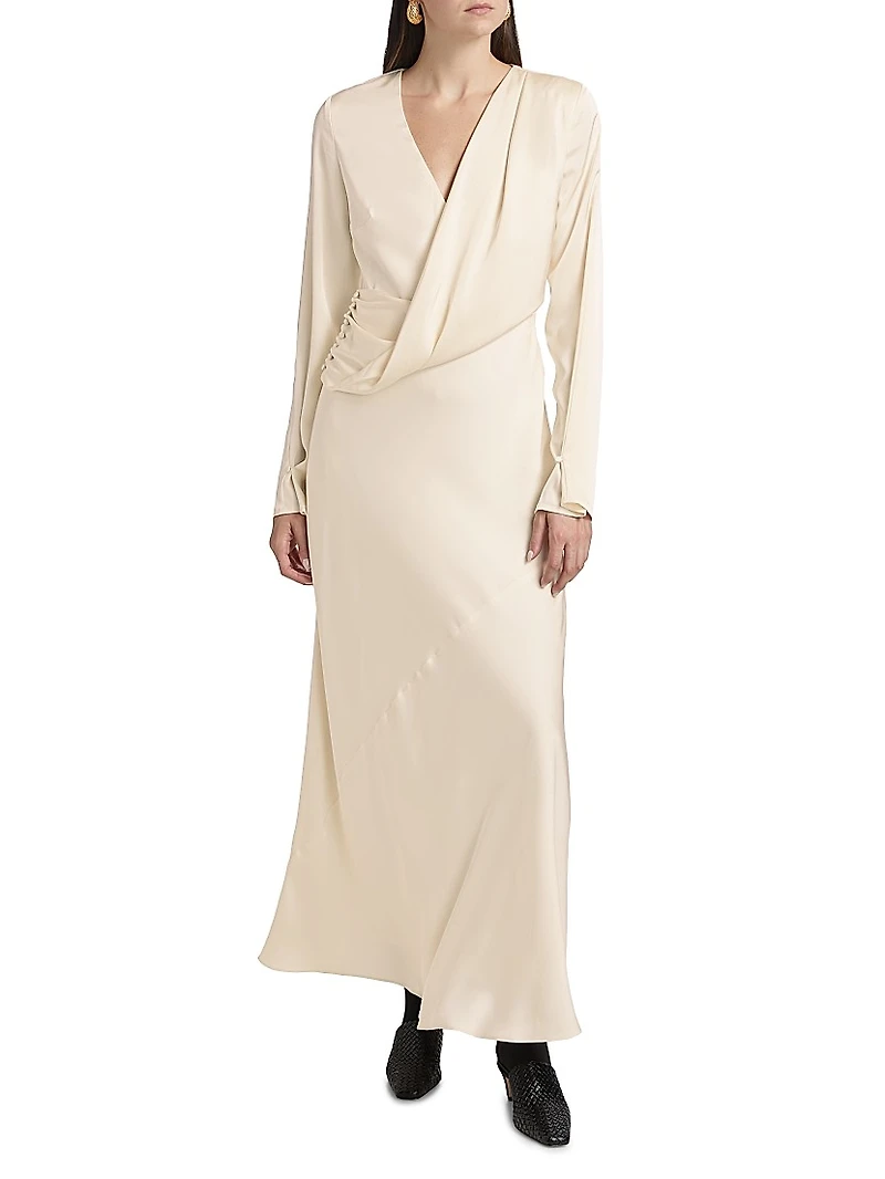 Yuri Twist-Detailed Maxi Dress