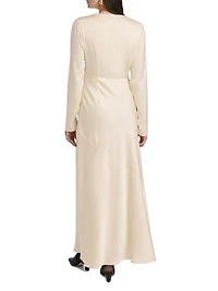 Yuri Twist-Detailed Maxi Dress