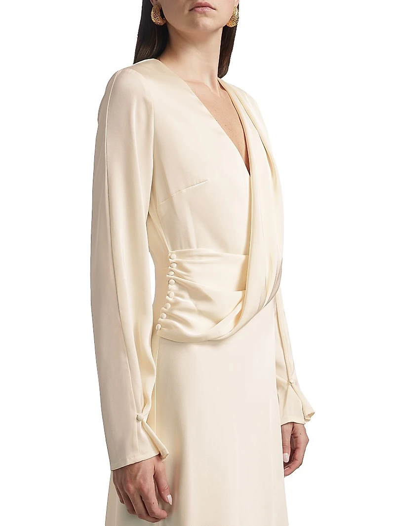 Yuri Twist-Detailed Maxi Dress