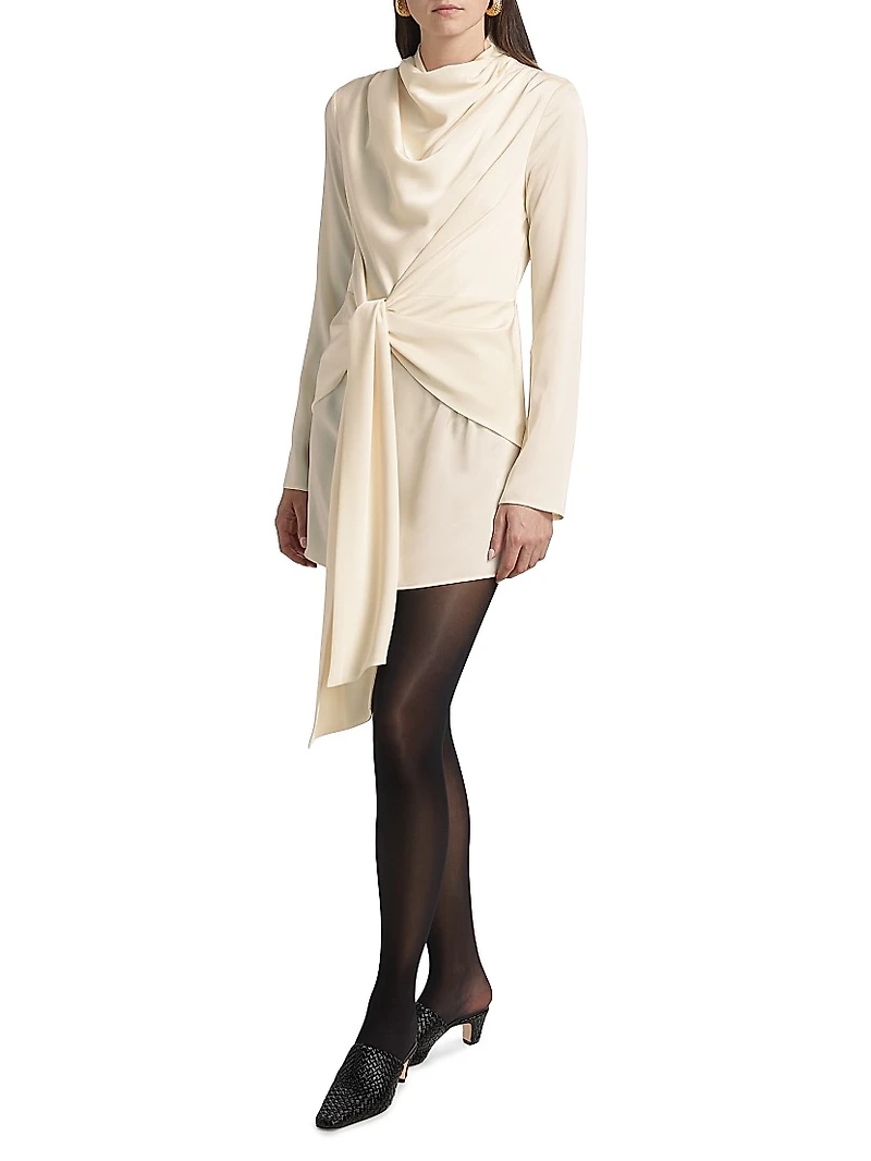 Elara Tie-Waist Minidress