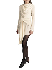 Elara Tie-Waist Minidress