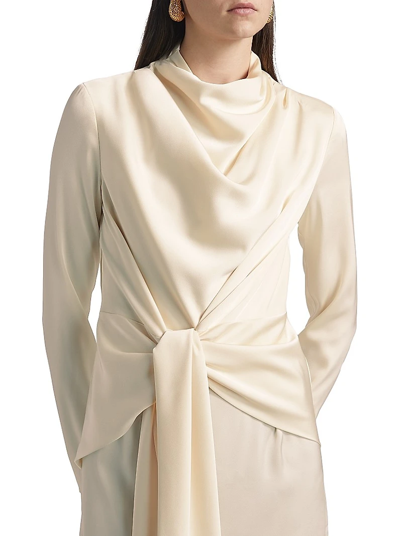 Elara Tie-Waist Minidress