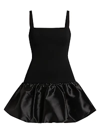 Petunia Milano-Stitch Bubble Minidress