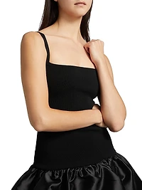 Petunia Milano-Stitch Bubble Minidress