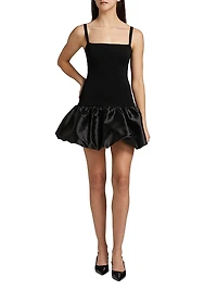 Petunia Milano-Stitch Bubble Minidress