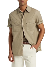 Short-Sleeve Double-Pocket Shirt