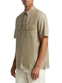 Short-Sleeve Double-Pocket Shirt
