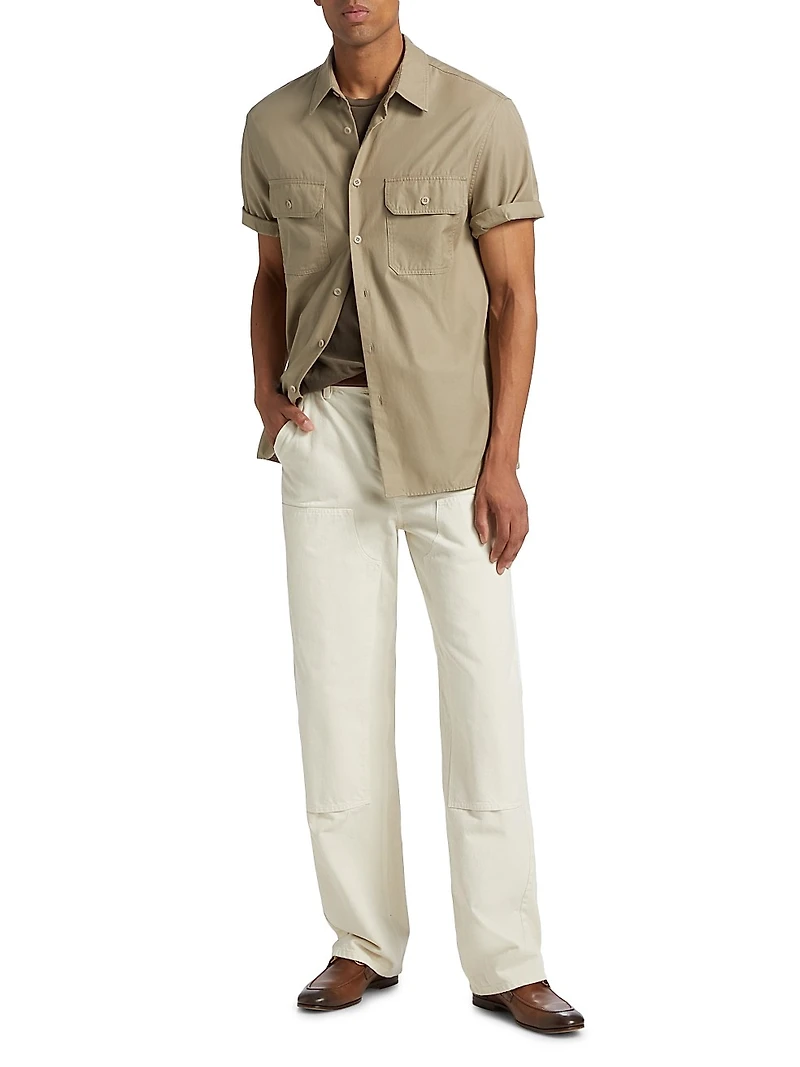 Short-Sleeve Double-Pocket Shirt