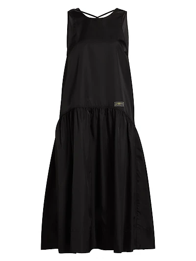 Duchesse Tiered Midi-Dress