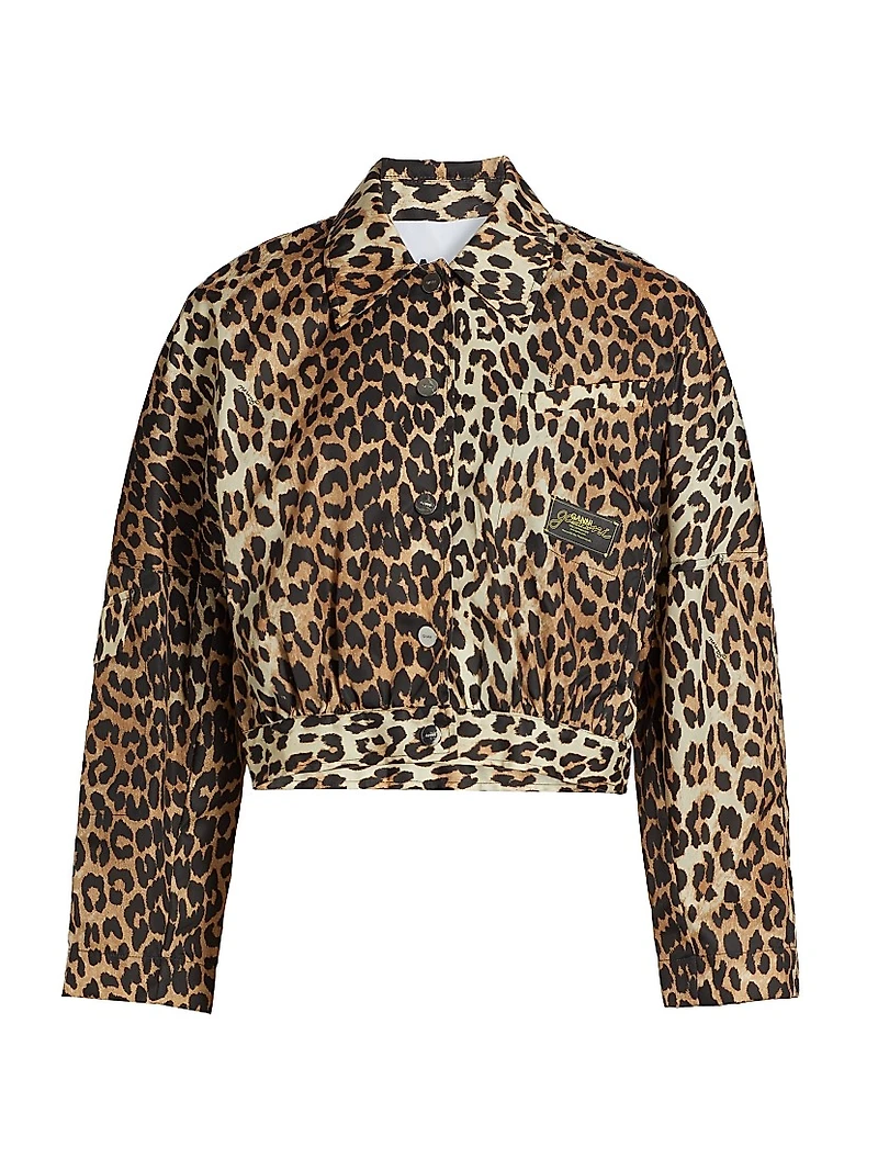 Duchesse Leopard Short Jacket