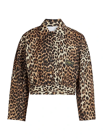 Duchesse Leopard Short Jacket