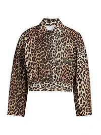 Duchesse Leopard Short Jacket