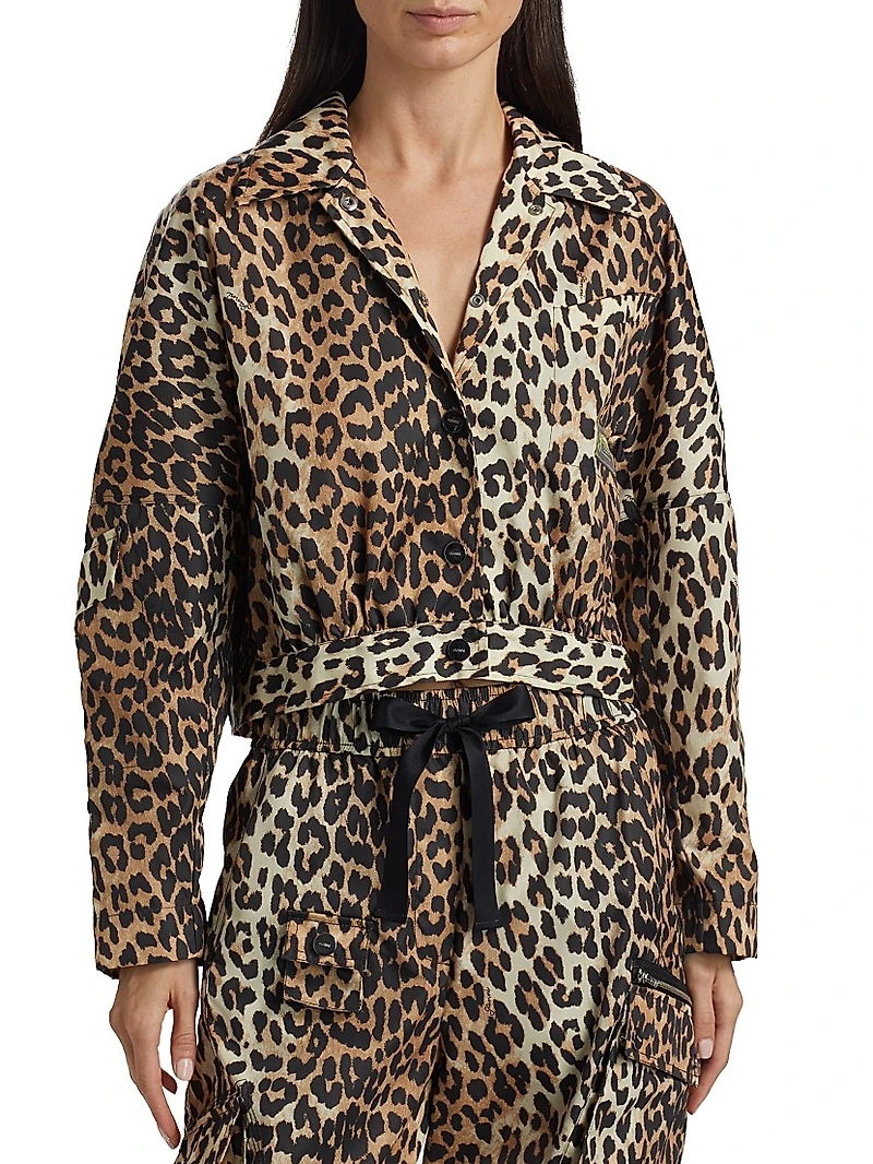 Duchesse Leopard Short Jacket