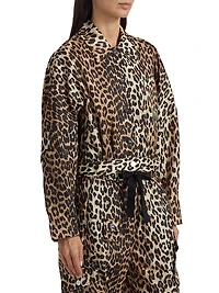 Duchesse Leopard Short Jacket