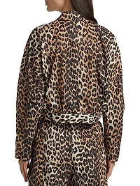 Duchesse Leopard Short Jacket