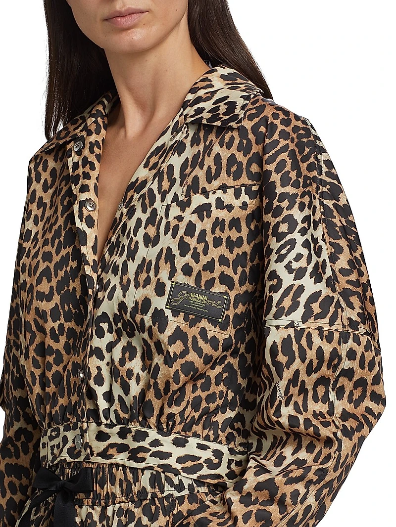 Duchesse Leopard Short Jacket